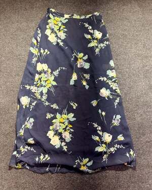 Rikki J. Floral Maxi Skirt Sz Medi